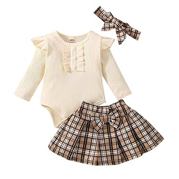 ボトムス babytoly camille skirt 6-12m Amazon.com: VISGOGO Toddler Girl Skirts Outfit Summer 2Pcs